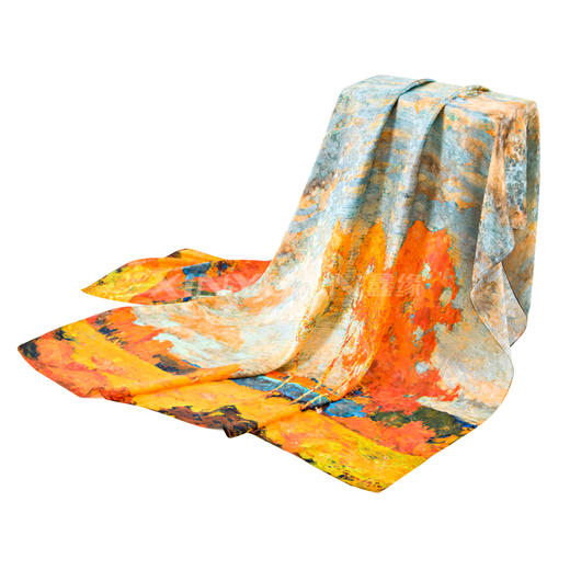 真丝桑波提花缎长巾 HA4685 商品图3