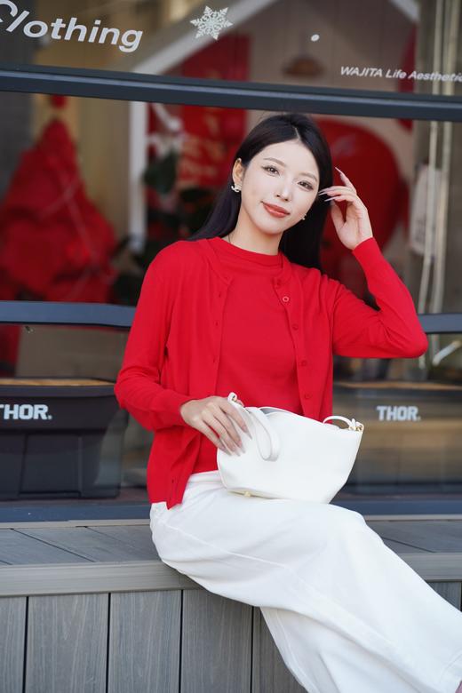 【现货】安诺多巴胺小衫 圆领针织衫【水溶羊毛】四季皆宜LQWG9255 商品图6