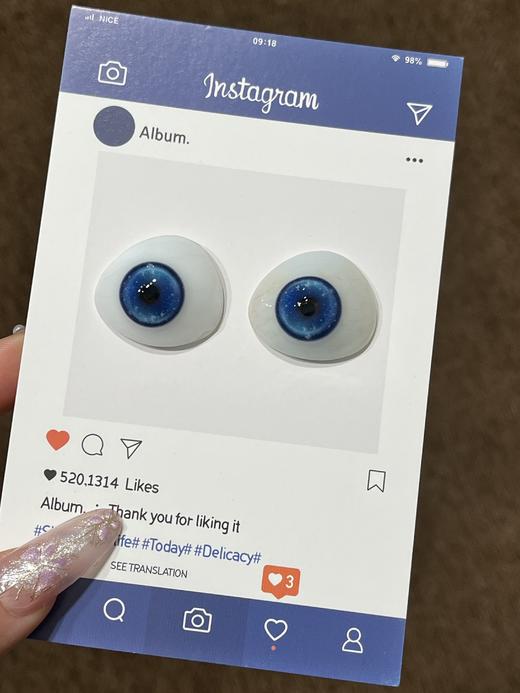 Huohuocon半年抛-蓝眼泪踪迹（COS专用高遮瞳片、介意勿拍） 商品图1