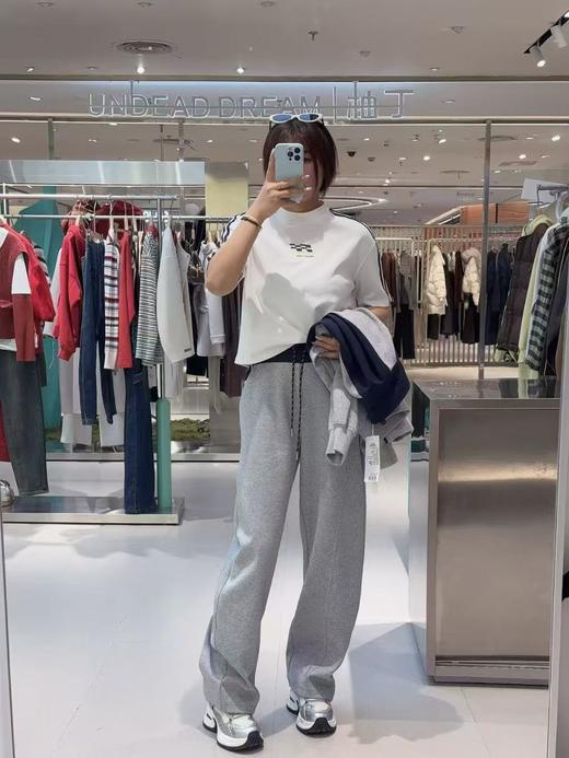 【预售】柚丁女装拼色MM弯刀裤9A12K29662 商品图1