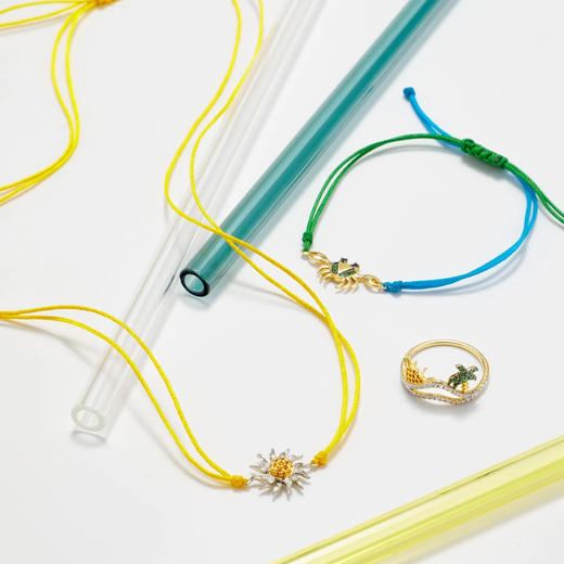 北京仓｜Yvonne Leon-rabe vert-螃蟹 绿色 手链［法国设计师］ 商品图2