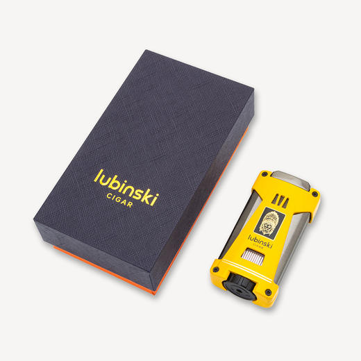 Lubinski鲁宾斯基多功能雪茄打火机双尺寸雪茄钻三喷出火大容量 商品图3