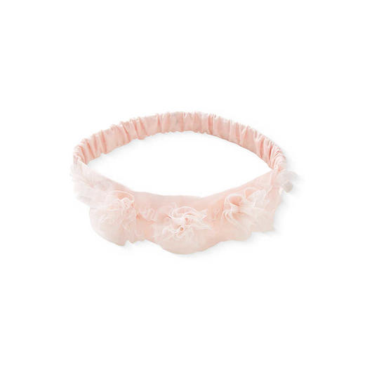 英氏婴儿发箍弹力网纱发带女宝发饰2025新款可爱发带YRPBJ1R038A 商品图4