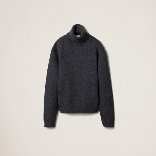 MIU-S 高领设得兰羊毛毛衣. 商品图0