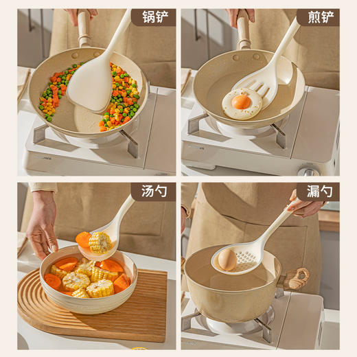 摩登主妇硅胶锅铲家用炒汤勺不粘锅专用耐高温食品级炒菜铲子厨具 商品图3