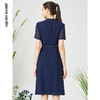 皮尔卡丹女装连衣裙知性通勤纱袖通勤收腰连衣裙P3215D3113L2 商品缩略图2