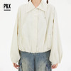 P&X设计师女装 春季休闲宽松梭织短款外套翻领长袖825113121 浅绿 商品缩略图3