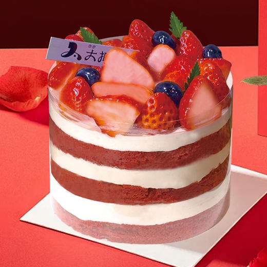 莓莓丝绒mini蛋糕 商品图0