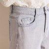 玳莎高腰阔腿牛仔裤女2025春季新款宽松直筒套色水洗裤子显瘦  FA36308 商品缩略图3