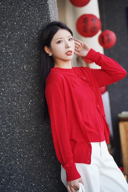 【现货】安诺多巴胺小衫 圆领针织衫【水溶羊毛】四季皆宜LQWG9255 商品图7