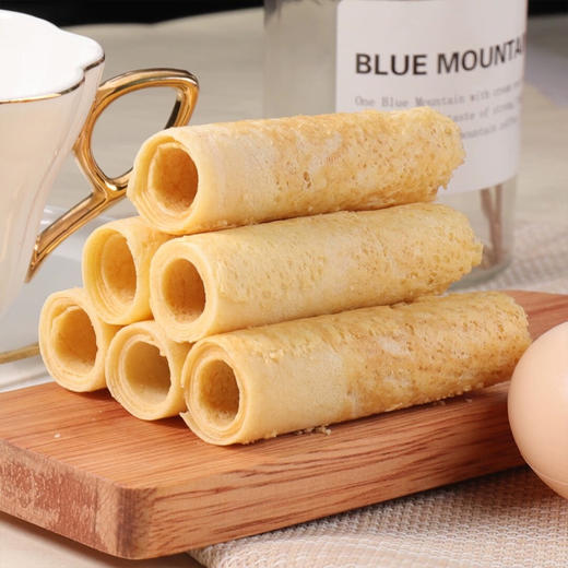 华臻栈鸡蛋卷268g 原味｜香葱｜咸蛋黄口味 商品图4