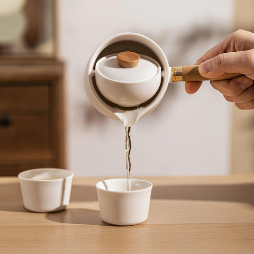 摩登主妇功夫茶具套装2025新款泡茶专用陶瓷茶杯便携一人饮泡茶壶 商品图0