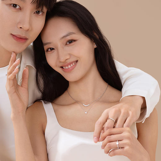 【培育钻石】FANCI范琦 唯一项链 14K金镶嵌培育钻石优雅精致送女友 商品图3