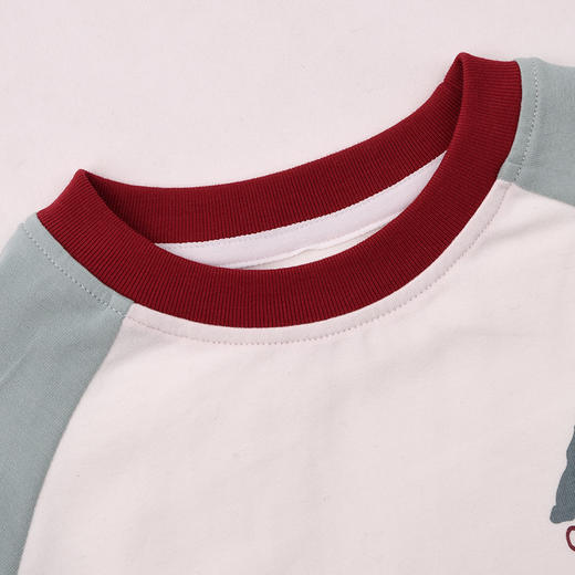 棉果果春季新品商场同款男童拼接插肩长袖T恤M112140225128 商品图1