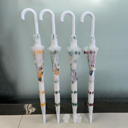 积分兑时尚波点女孩长柄伞160703864 商品图0