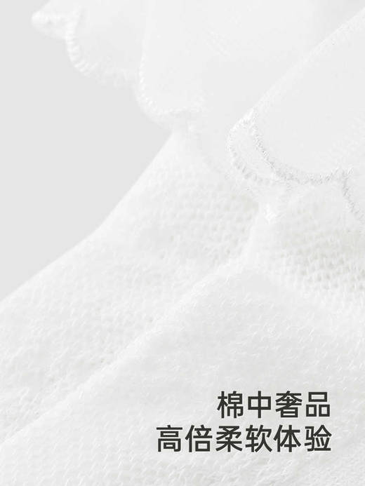 英氏儿童袜子春夏透气女童抗菌袜子2025新款蕾丝袜YIWAJ2R042A 商品图1