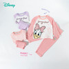 迪士尼【黛丝拼色家居服】25春新款女童长袖长裤内衣套装亲肤舒适睡ZD1ET009 商品缩略图1