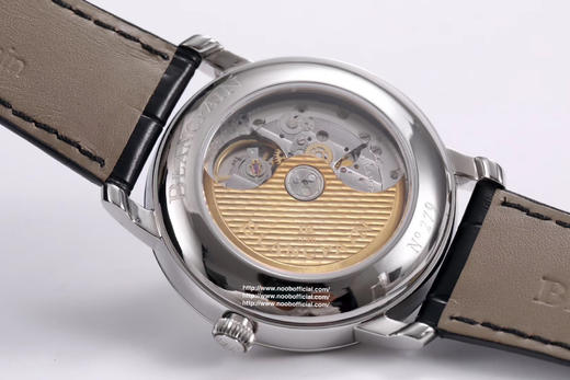NOOB复刻:宝珀经典优雅的Villeret系列大日历视窗腕表，复刻宝珀原装6950机芯，功能与原装一致，双窗大日历，大日历功能通过两个并列宽阔的视窗以大号数字显示出来，令日期读数一目了然 商品图7