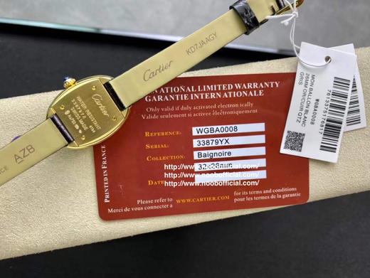 【N Factory 2021新力作】V2升级版 网首发❗️卡地亚Baignoire浴缸系列腕表，女神值得推荐的一款腕表！ 商品图9