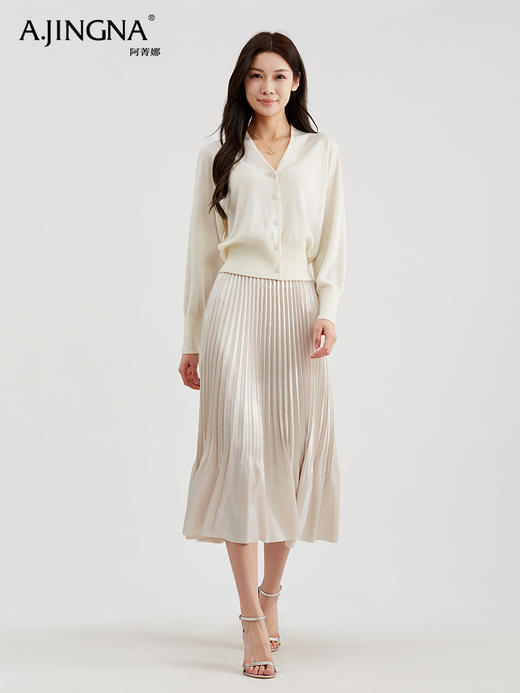 【温柔舒适】阿菁娜简雅利落羊毛开衫F30C318006 商品图2