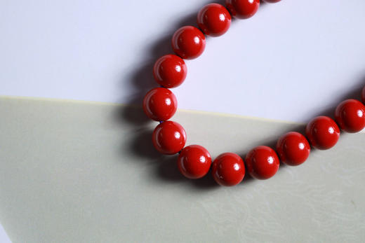 YHZS0119°朱砂+双面福字手串 商品图5