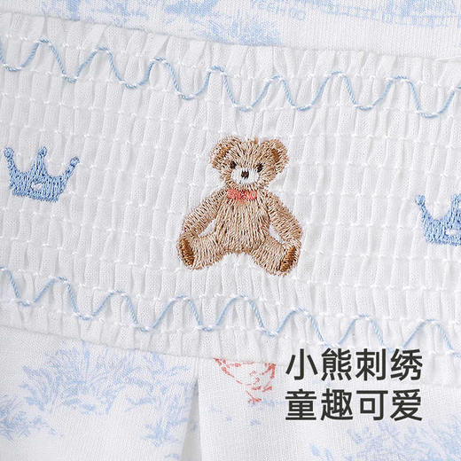 英氏婴童分腿睡袋四季5A抗菌亲肤夹棉防踢被床品25年YESFJ0R002A 商品图1