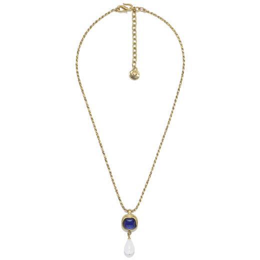 北京仓｜Goossens Paris-GOUTTE-宝蓝色 水滴 吊坠 项链［法国设计师］ 商品图2