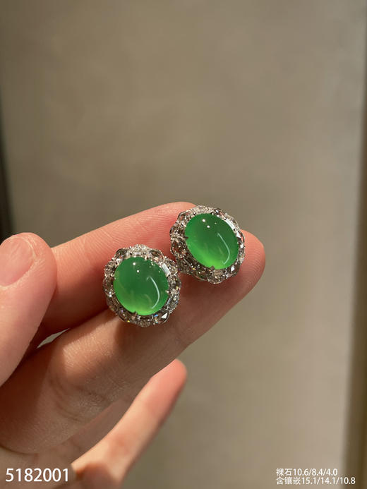 5182001，蛋面耳钉。具体价格微信咨询 商品图1