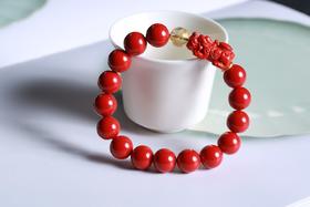 YHZS0129°朱砂+貔貅手串