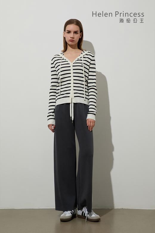 抽绳阔腿裤 商品图1