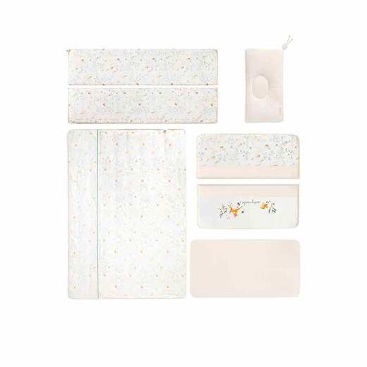 英氏婴童床品4件套5A抑菌枕头被子床笠床围2024新款YEYAJ0Q001A 商品图4