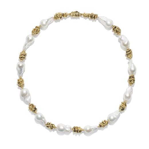 北京仓｜Goossens Paris-RIVIERA-淡水珍珠 金色 项链［法国设计师］ 商品图1