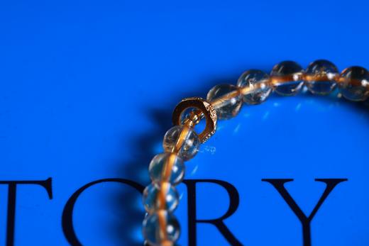 YHZS0155°朱砂+黄水晶手串 商品图5