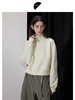 半圆/D24401614/冬季加绒加厚立领短款卫衣 商品缩略图0