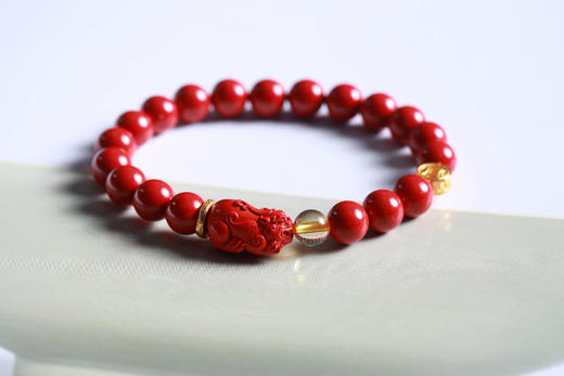 YHZS0122°朱砂+小貔貅手串 商品图2
