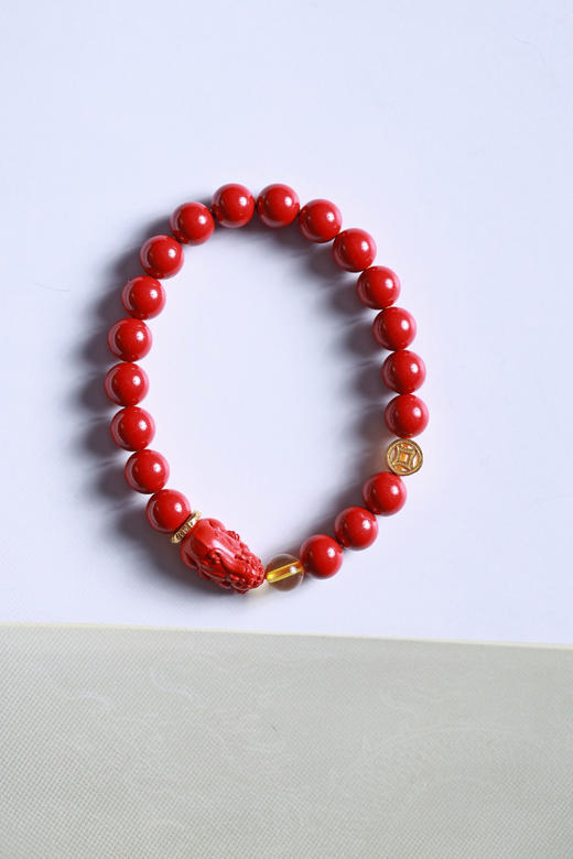 YHZS0122°朱砂+小貔貅手串 商品图1