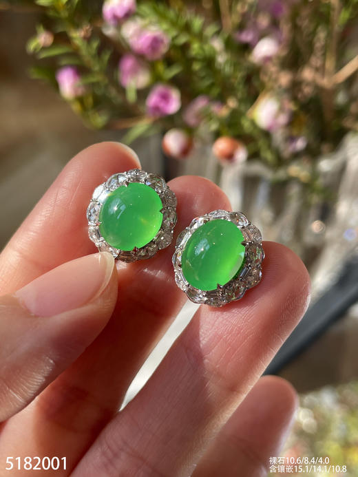 5182001，蛋面耳钉。具体价格微信咨询 商品图5