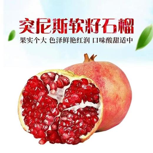 黑钻突尼斯软籽石榴约500G-600G/粒 /个 商品图0