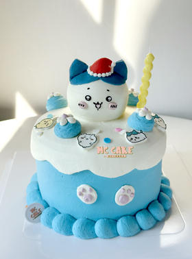 chiikawa.小八立体手绘蛋糕