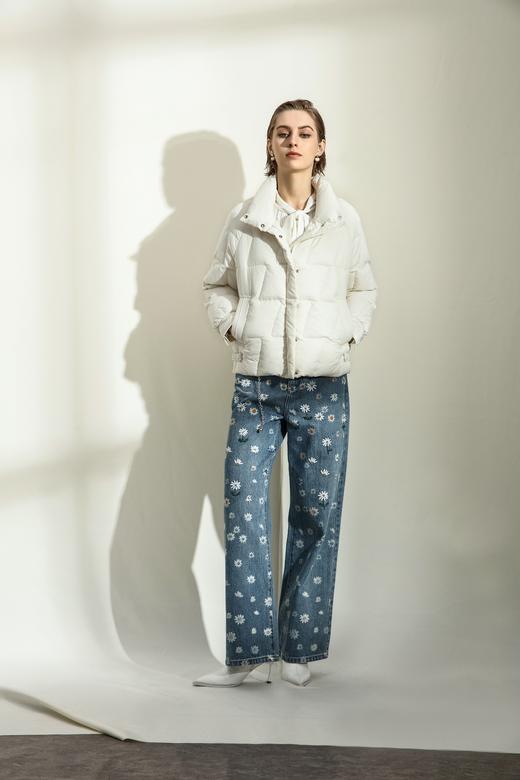 奇威小雏菊刺绣牛仔裤A4407291 商品图0