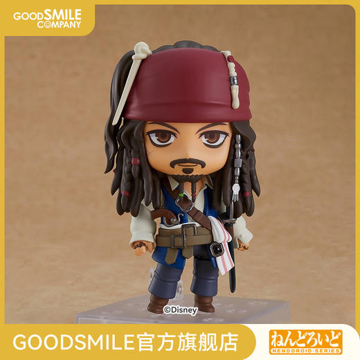 【GSC现货】粘土人 杰克·斯派罗 加勒比海盗：惊涛怪浪 商品图0