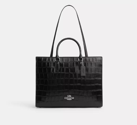 新年好折！Coach Maggie 鳄鱼纹大托特包 商品图2