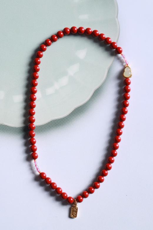 YHZS0110°朱砂+沙金玉石葫芦手串 商品图2