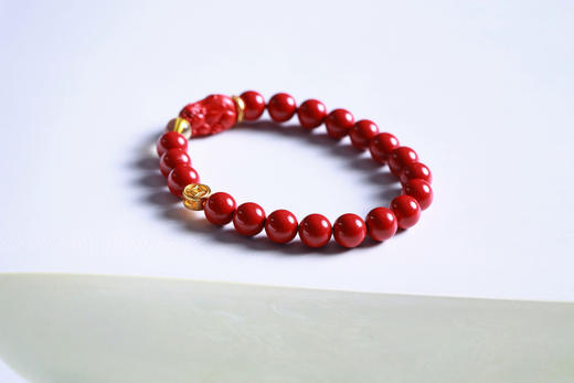YHZS0122°朱砂+小貔貅手串 商品图3