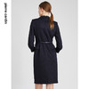 皮尔卡丹女装连衣裙假两件羊毛修身商务OL长袖连衣裙P2402E2842L5 商品缩略图2