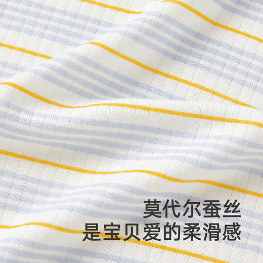 英氏婴儿礼盒四季婴儿蚕丝衣服新生儿送礼3件套礼盒YMLAJ1R006A 商品图1