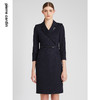 皮尔卡丹女装连衣裙假两件羊毛修身商务OL长袖连衣裙P2402E2842L5 商品缩略图0