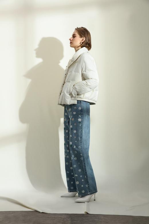 奇威小雏菊刺绣牛仔裤A4407291 商品图4