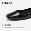 星期六金属方头铆钉百搭平底单鞋SSD1111095 商品缩略图10