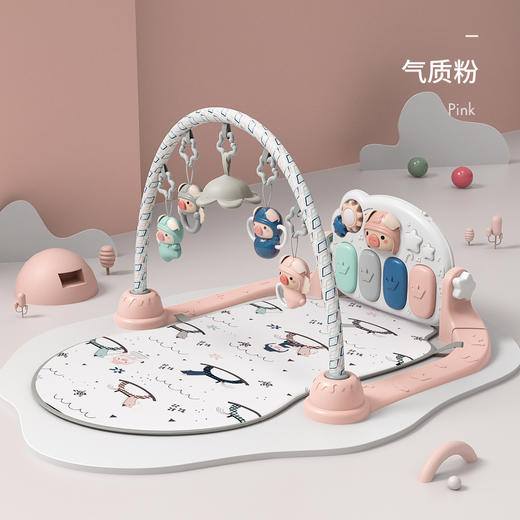 【限量秒杀】贝易宇航员健身架+猪猪开饭健身架 （婴儿玩具0一1岁哄娃神器 3个月宝宝脚踏钢琴新生儿礼物） 商品图4
